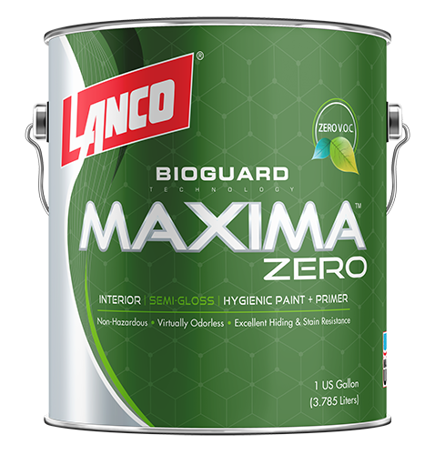LANCO MAXIMA ZERO ACRILICA BASE WHITE INTERIOR ANTIBACTERIAL MA35204 GL
